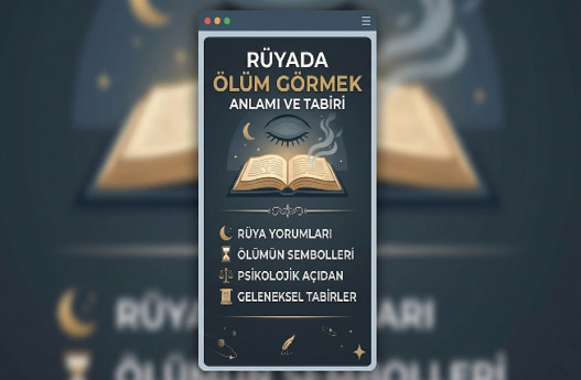 Rüyada ölüm görmek ile ilgili tabir ve anlamlar