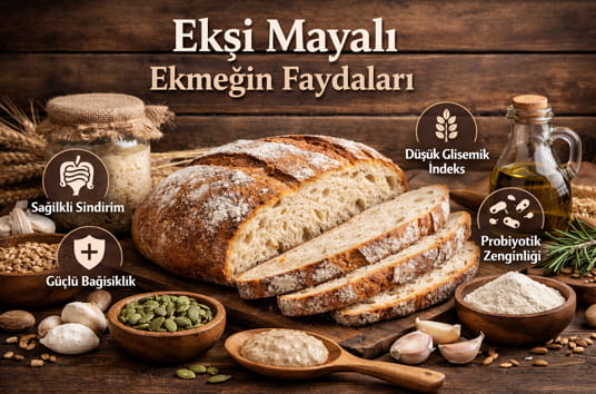 Ekşi mayalı ekmeğin faydaları ve sağlık üzerindeki etkileri