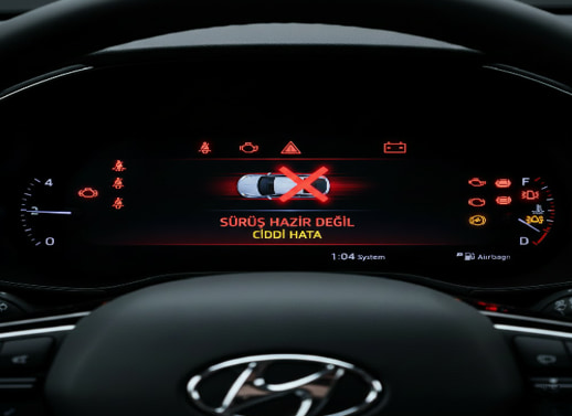 hyundai araç arıza lambalarının anlamları