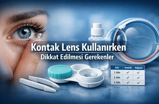 Kontak lens kullanırken dikkat edilmesi gerekenler ve doğru kullanım adımları