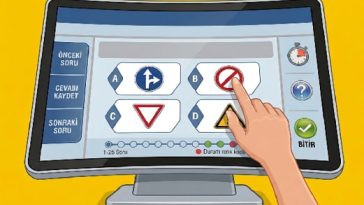Eylül 2026 ehliyet sınavı online deneme testi