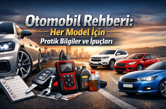 Otomobil Rehberi: Araç bakımı, sürüş ipuçları ve yakıt tasarrufu rehberi.