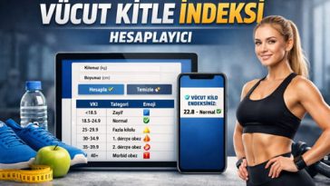 Vücut Kitle İndeksi Hesaplayıcı ile boy ve kilonuza göre sağlıklı kilonuzu öğrenin.