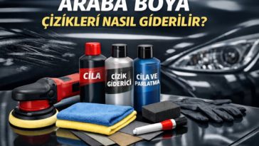 araba boya çizikleri nasıl giderilir uygulama süreci