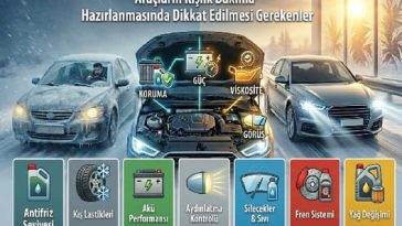 Araçlar İçin Kış Bakımı Rehberi: Lastik, antifriz, akü ve fren kontrolleri ile güvenli sürüş