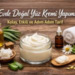 Evde doğal yüz kremi yapımı adım adım tarif görseli