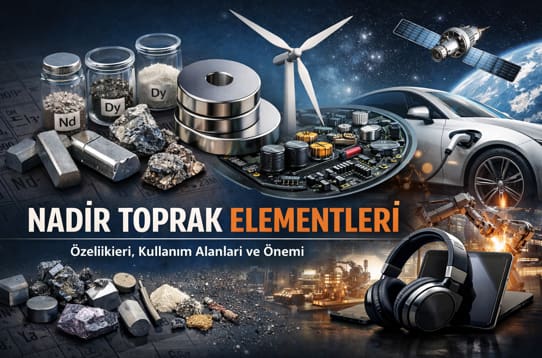 Nadir toprak elementleri ve kullanım alanları