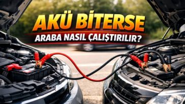 Akü bittiğinde arabayı çalıştırma yöntemleri ve takviye kablosu kullanımı