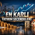 2026 yatırım seçenekleri grafik ve finans temalı profesyonel görsel