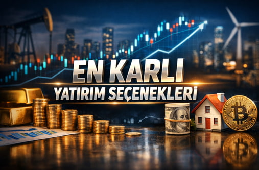 2026 yatırım seçenekleri grafik ve finans temalı profesyonel görsel
