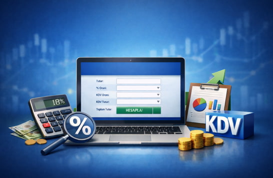 Yüzde ve KDV hesaplama aracı ekran görüntüsü