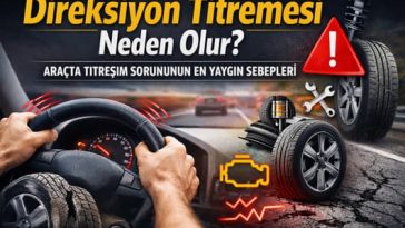 Araç kullanırken direksiyon titremesi yaşayan sürücü