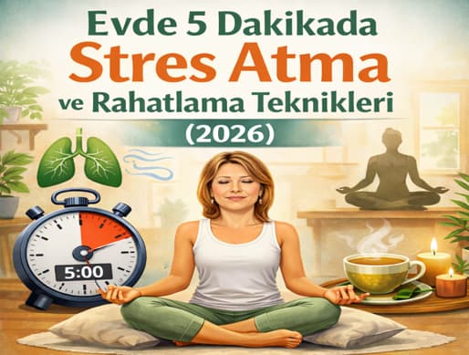 Evde uygulanabilen 5 dakikalık stres atma ve rahatlama egzersizleri