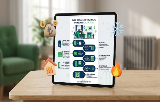Evde doğalgaz faturasını düşürmek için pratik tasarruf yöntemleri