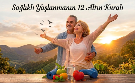 Sağlıklı yaşlanma için dengeli beslenme, egzersiz ve stres yönetimi önerileri