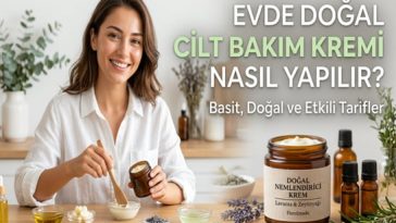 Evde doğal cilt bakım kremi yapımı
